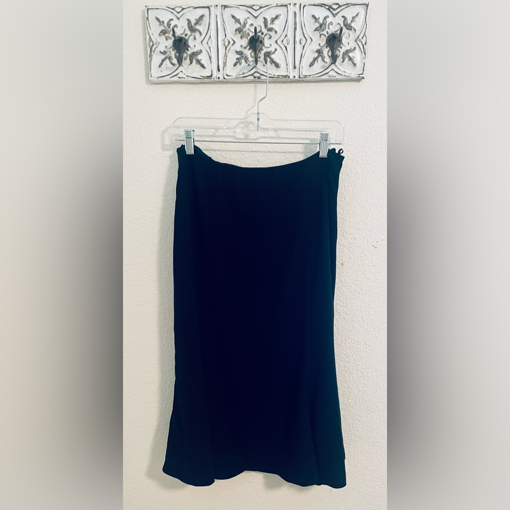 Ralph Lauren - Wool Skirt - Luxe -  Old Money - Tailored - Black - Size 6